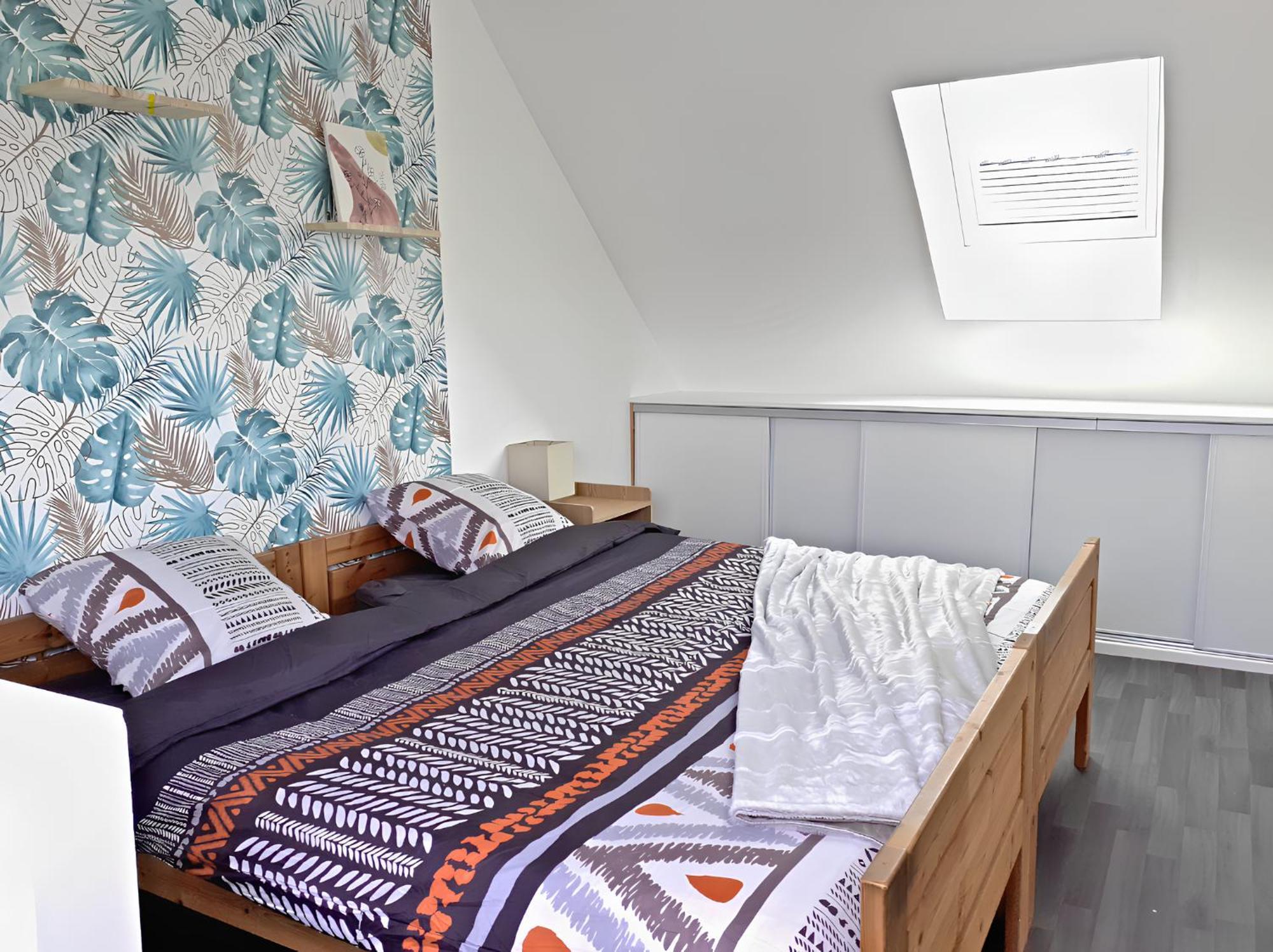 L'Artistique, 4 Lits, 2 Chambres, Stationnement Gratuit, Spacieux, Atypique Amiens Bagian luar foto